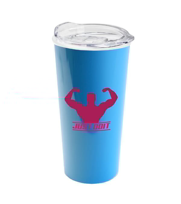 The Roadmaster - 18 oz. Travel Tumbler with Clear Slide Lid