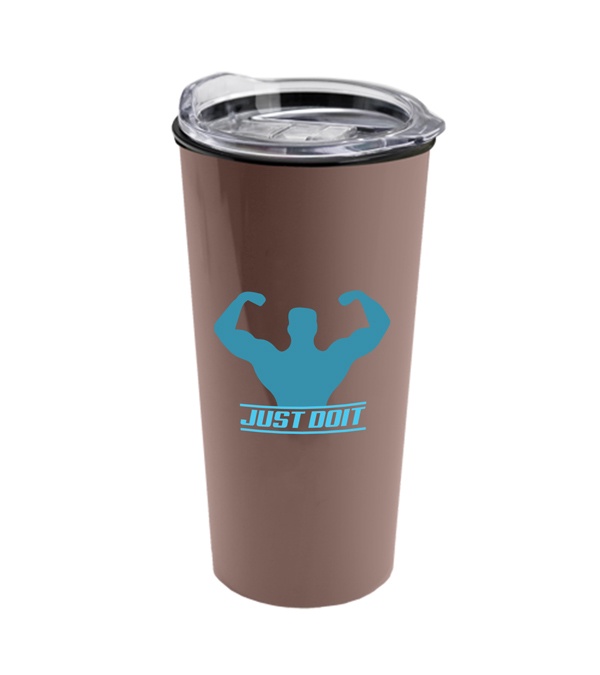 The Roadmaster - 18 oz. Travel Tumbler with Clear Slide Lid