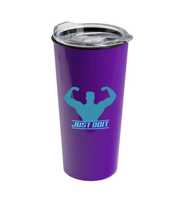 The Roadmaster - 18 oz. Travel Tumbler with Clear Slide Lid
