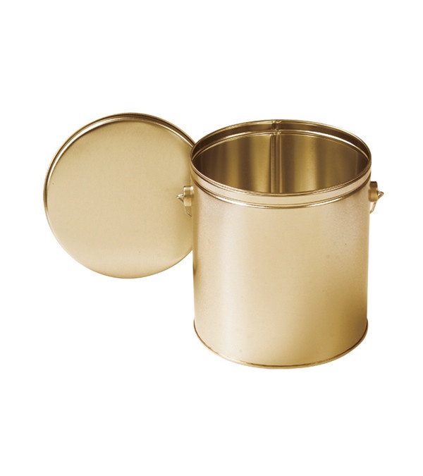 3 Way Butter, Cheddar Cheese, Caramel Popcorn Tin - 1 Gallon