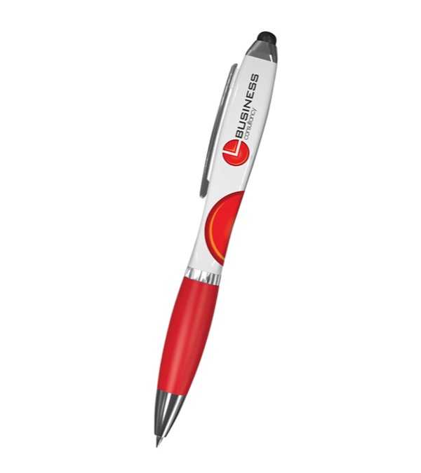 Squared iBasset Stylus Pen - Full Color Imprint