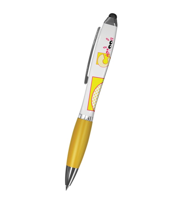 Squared iBasset Stylus Pen - Full Color Imprint