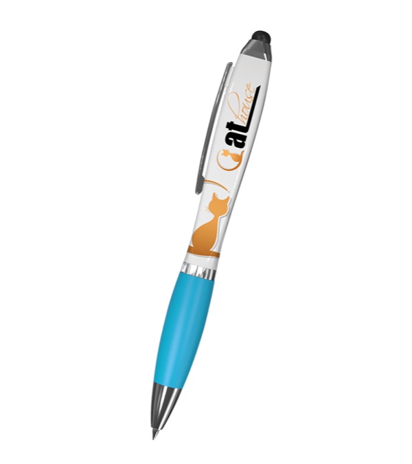 Squared iBasset Stylus Pen - Full Color Imprint