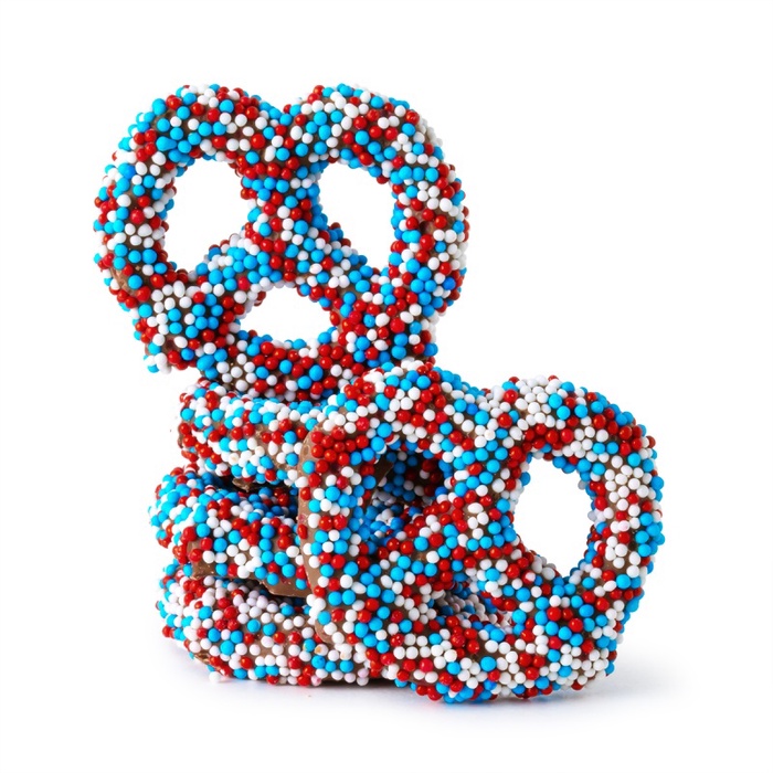 America 250- Gable Box- Nonpareil Mini Pretzels