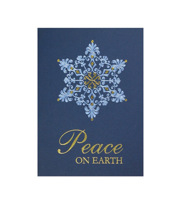 Premium Filigree Snowflake Holiday Card