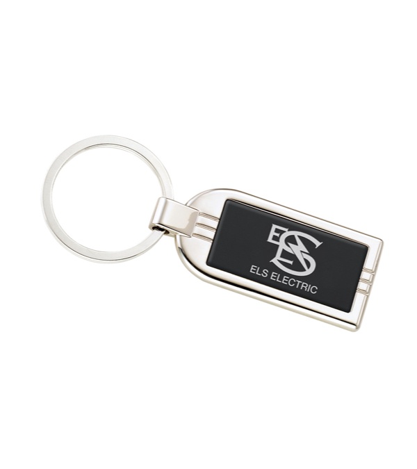 Chelsea II Chrome Keyring
