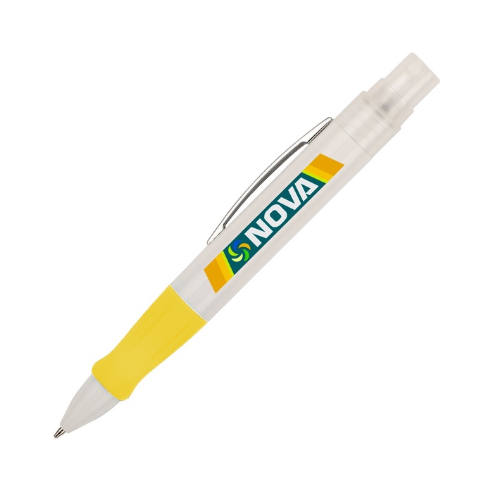 Refillable 5 ml Hand Sanitizer 2 in 1 Pen Combo-Full Color Imprint