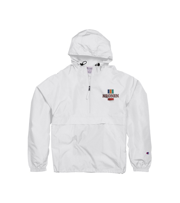 Champion Adult Packable Anorak 1/4 Zip Jacket - Embroidered