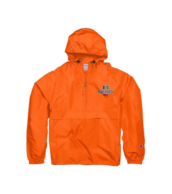 Champion Adult Packable Anorak 1/4 Zip Jacket - Embroidered