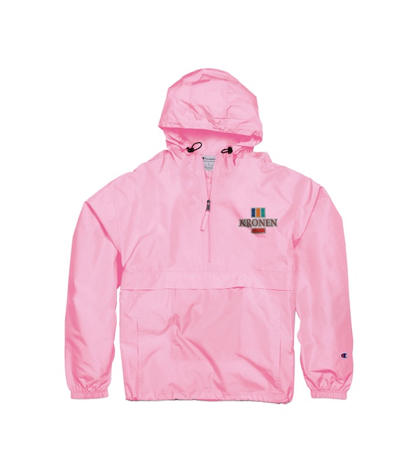 Champion Adult Packable Anorak 1/4 Zip Jacket - Embroidered