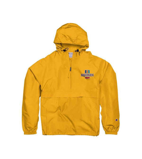 Champion Adult Packable Anorak 1/4 Zip Jacket - Embroidered