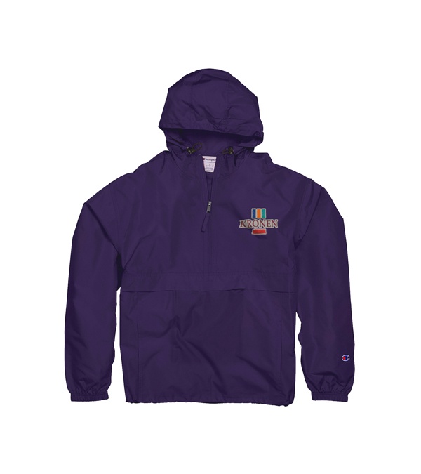 Champion Adult Packable Anorak 1/4 Zip Jacket - Embroidered