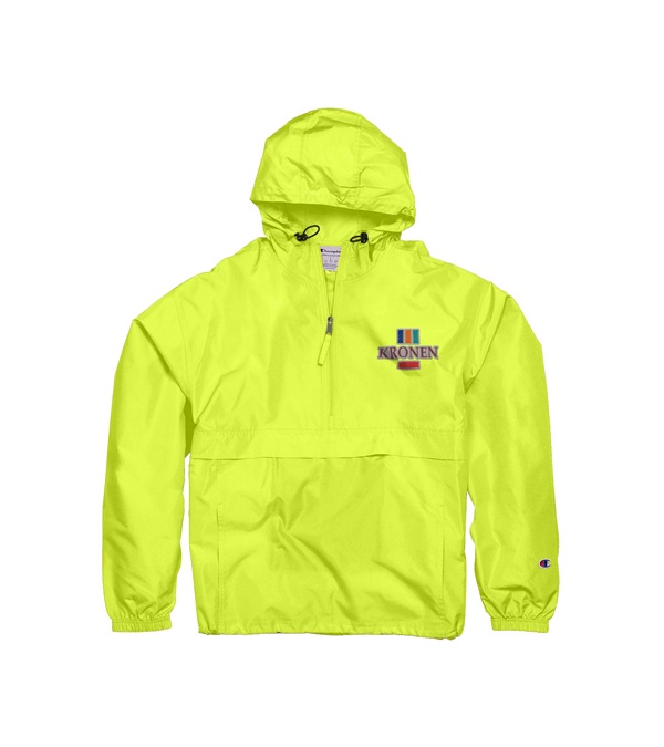 Champion Adult Packable Anorak 1/4 Zip Jacket - Embroidered