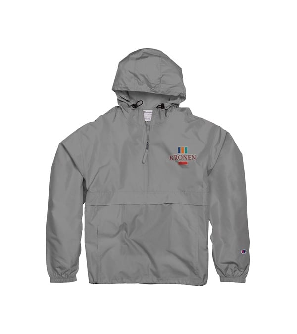 Champion Adult Packable Anorak 1/4 Zip Jacket - Embroidered