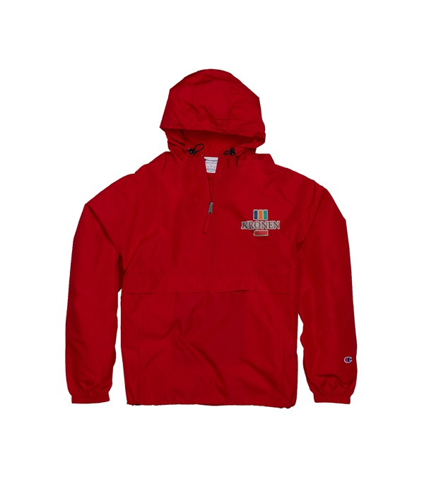 Champion Adult Packable Anorak 1/4 Zip Jacket - Embroidered