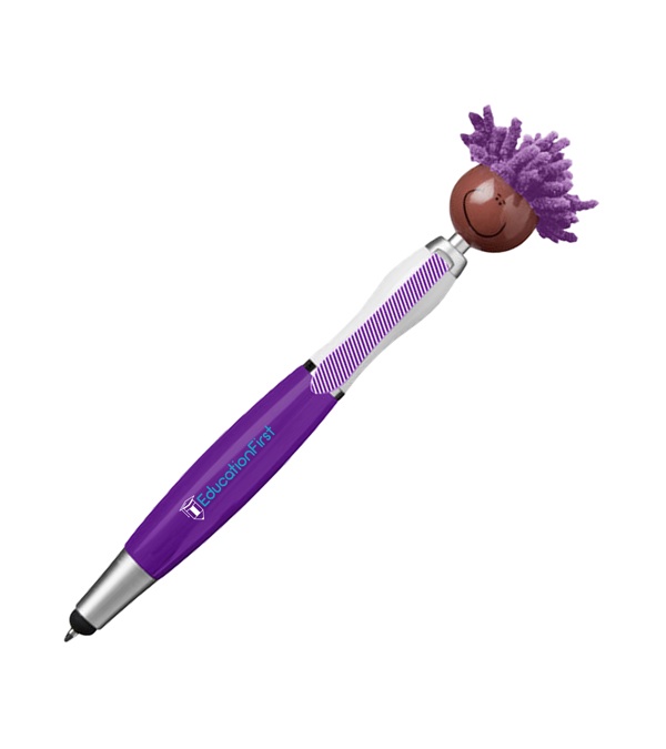 MopToppers Multicultural Screen Cleaner W/ Stylus Pen