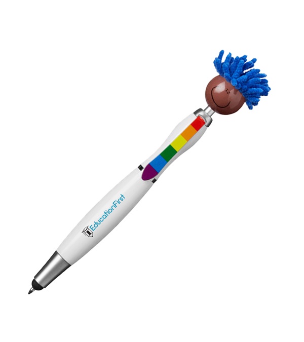 MopToppers Multicultural Screen Cleaner W/ Stylus Pen