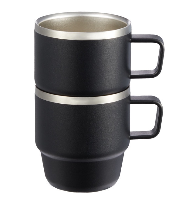 Doppio Stackable Recycled Mug Set 6 oz.