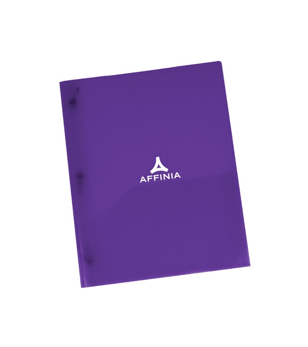 Three Prong Twin Pocket Presentation Folder