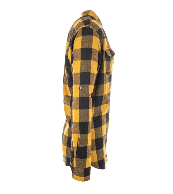 Burnside Men's Plaid Flannel Shirt - Embroidery