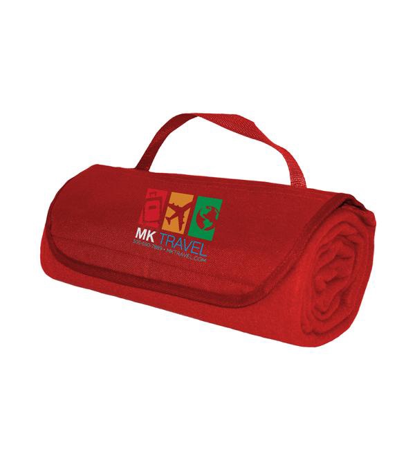 Roll Up Fleece Blanket-Full color