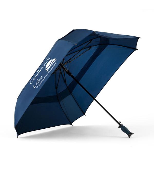 Shed Rain&trade; WindPro Vented Auto Open Square Golf Umbrella with Gellas® Gel-Filled Handle - 62&quot;