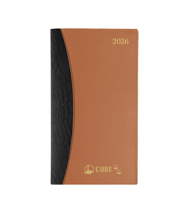 Corsica Two-Tone Slim Jim Calendars with Notepad 2026