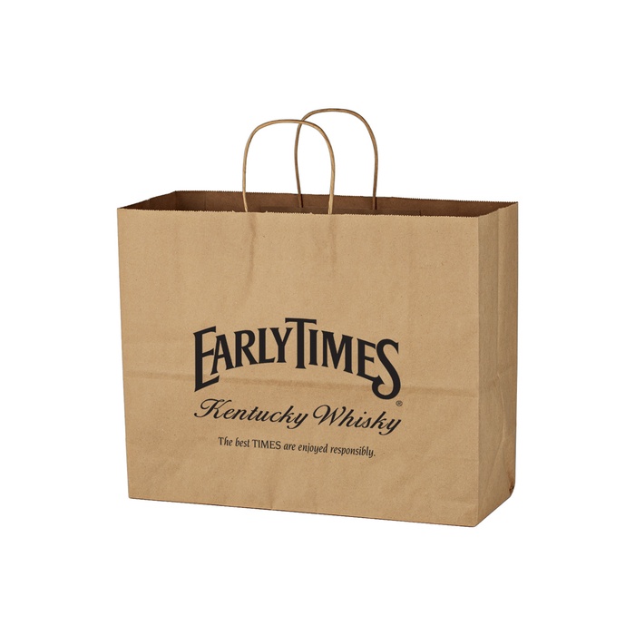 Kraft Paper Brown Shopping Bag - 16 x 12-1/2