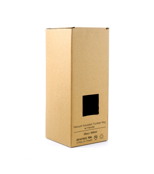 30 oz. Acropolis Vacuum Insulated Travel Mug with Straw - Screen Print