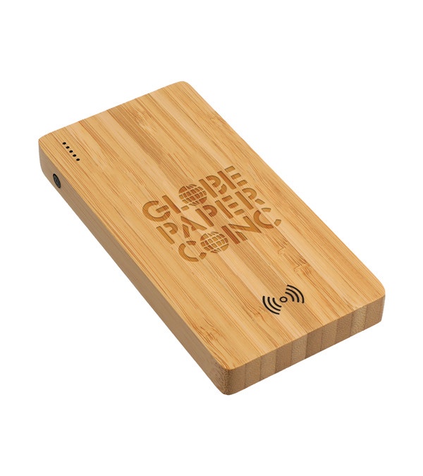 Eco Elements Bamboo Wireless Power Bank (5000mAh)