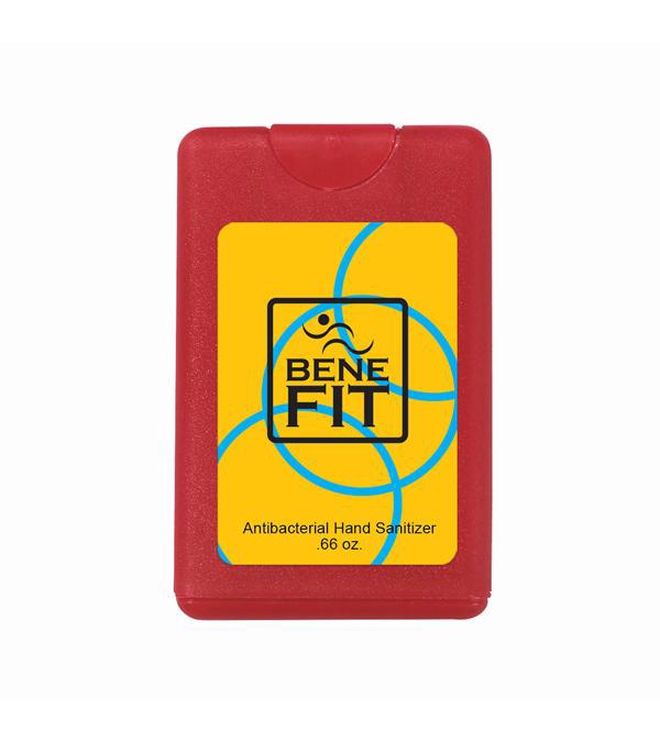 0.66 oz. Card Shape Hand Sanitizer Spray