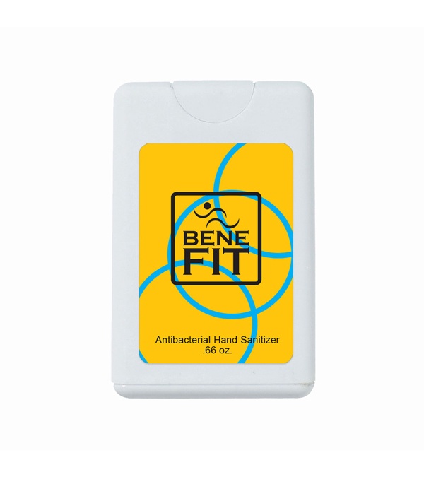 0.66 oz. Card Shape Hand Sanitizer Spray