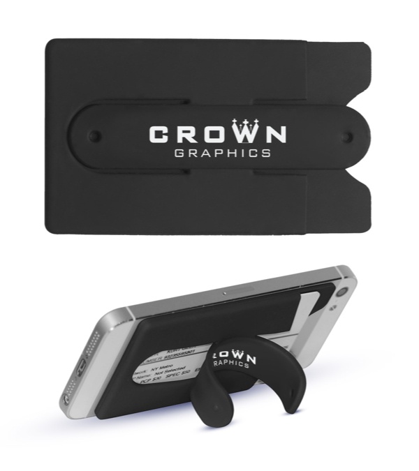Custom Silicone Wallet + Kickstand Combo