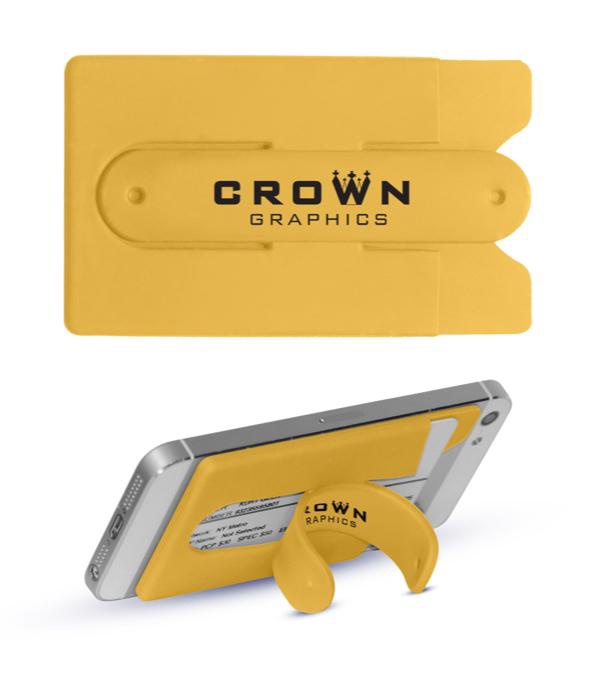 Custom Silicone Wallet + Kickstand Combo