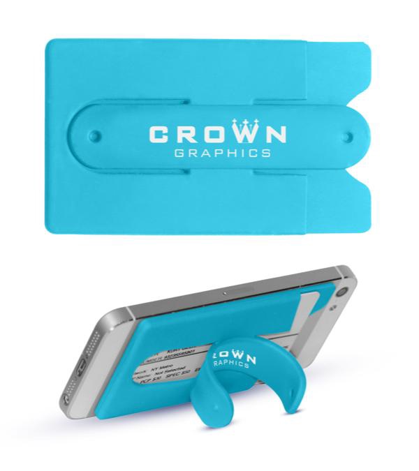 Custom Silicone Wallet + Kickstand Combo
