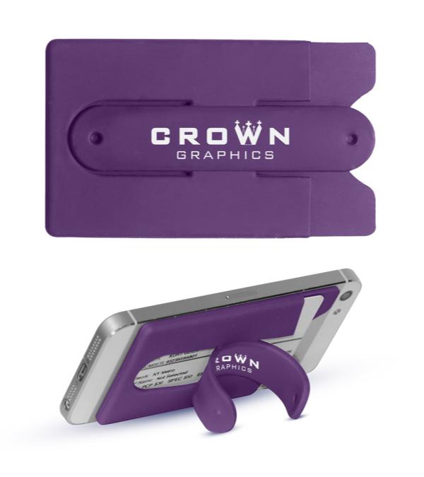 Custom Silicone Wallet + Kickstand Combo