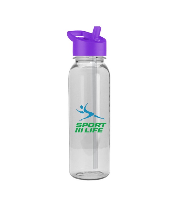 The Outdoorsman - 24 oz. Tritan bottle with Flip Straw lid