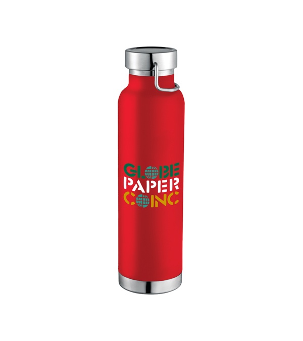 Thor Copper Vacuum Insulated Bottle 22 oz. - Full Color Imprint