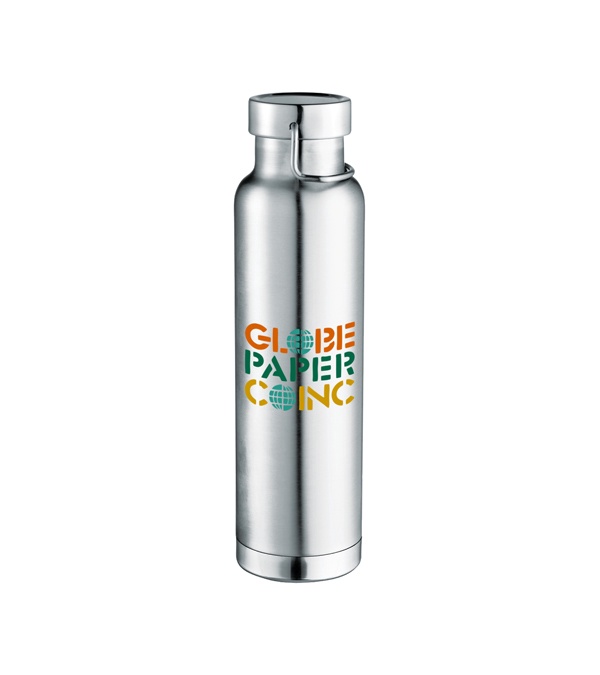 Thor Copper Vacuum Insulated Bottle 22 oz. - Full Color Imprint