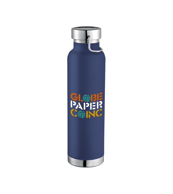Thor Copper Vacuum Insulated Bottle 22 oz. - Full Color Imprint