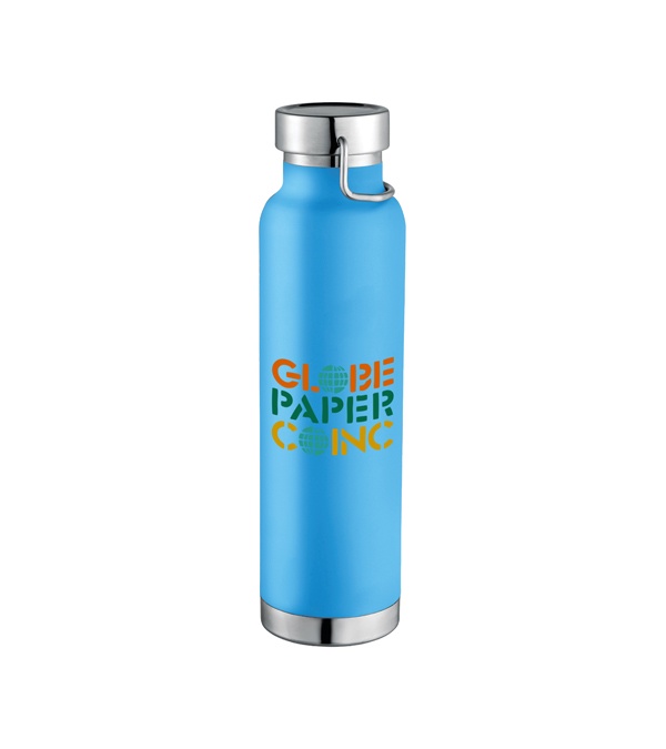 Thor Copper Vacuum Insulated Bottle 22 oz. - Full Color Imprint