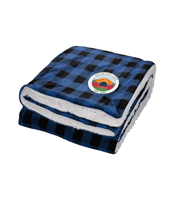 Sherpa Throw - Embroidered