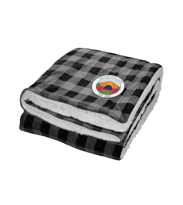Sherpa Throw - Embroidered