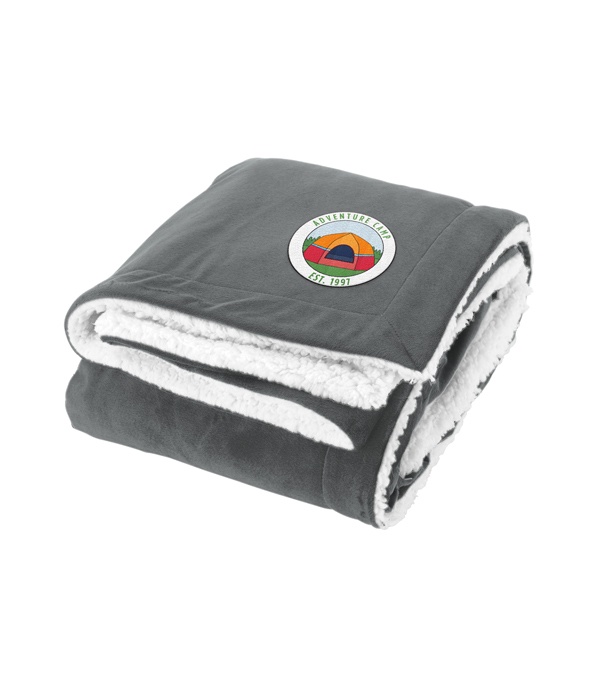 Sherpa Throw - Embroidered