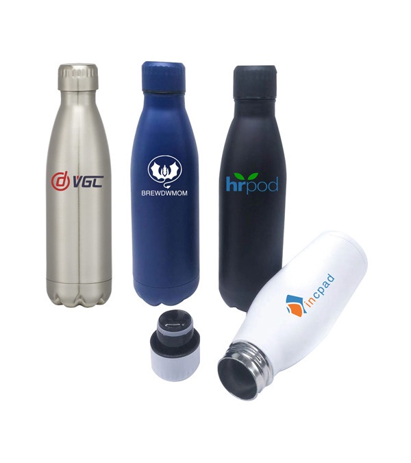 17 oz. Petra Vacuum Bottle - Full Color Imprint