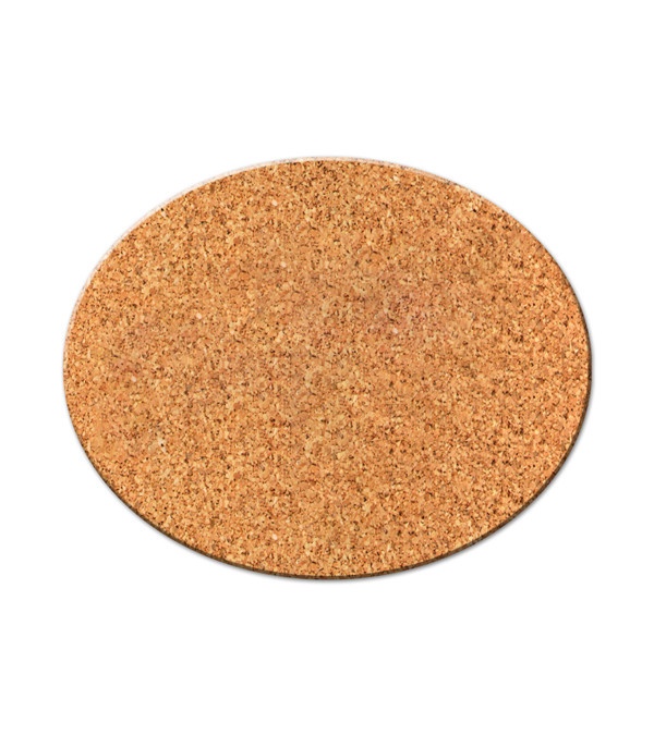 Cork Coasters Oval Shape
