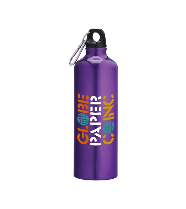 Pacific 26 oz. Aluminum Sports Bottle - Full Color Imprint
