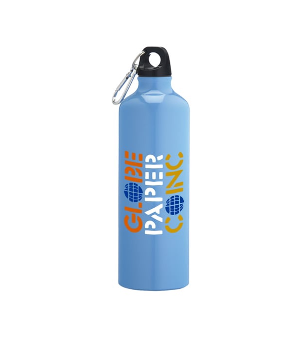 Pacific 26 oz. Aluminum Sports Bottle - Full Color Imprint