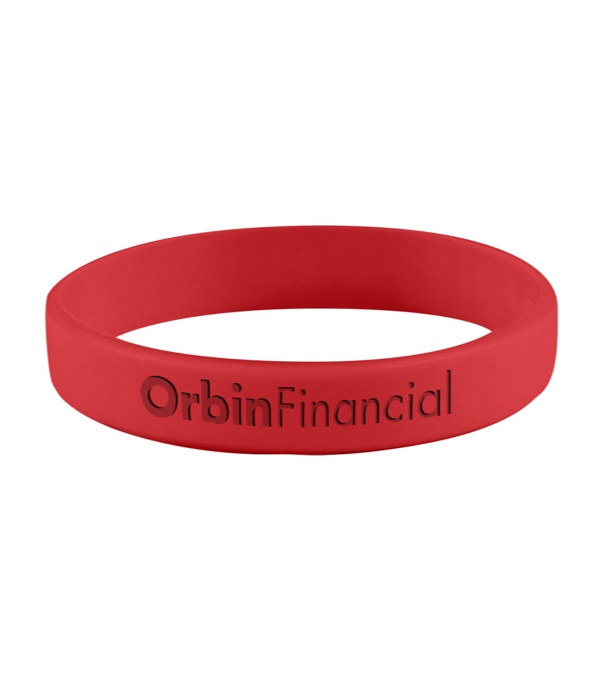 Customized Single Color Silicone Bracelet