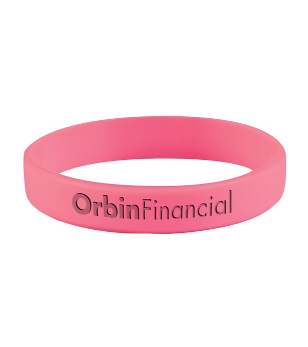 Customized Single Color Silicone Bracelet